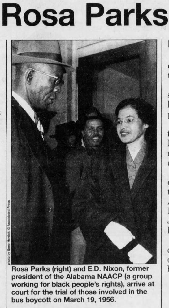 Rosa Parks and E.D. Nixon